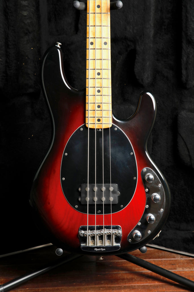 Ernie Ball Music Man StingRay 3 EQ H Black Cherry Burst Bass Guitar Pre-Owned