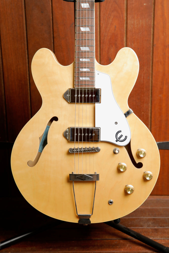 Epiphone Casino Hollowbody Natural Electric Guitar 2024 Pre-Owned