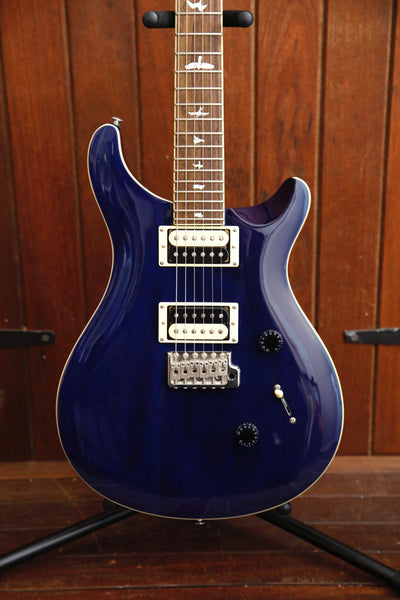 PRS Paul Reed Smith SE Standard 24 Translucent Blue Electric Guitar Pre-Owned