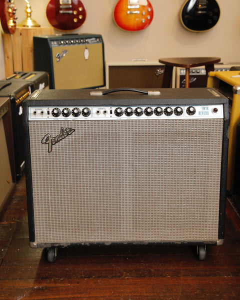 Fender Twin Reverb Vintage 1975 2x12" Valve Guitar Combo Amplifier Pre-Owned