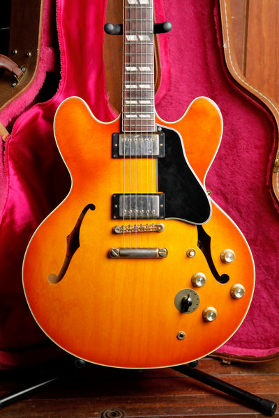 Gibson Custom ES-345 Iced Tea Burst Semi-Hollow Electric Guitar 2008 Pre-Owned