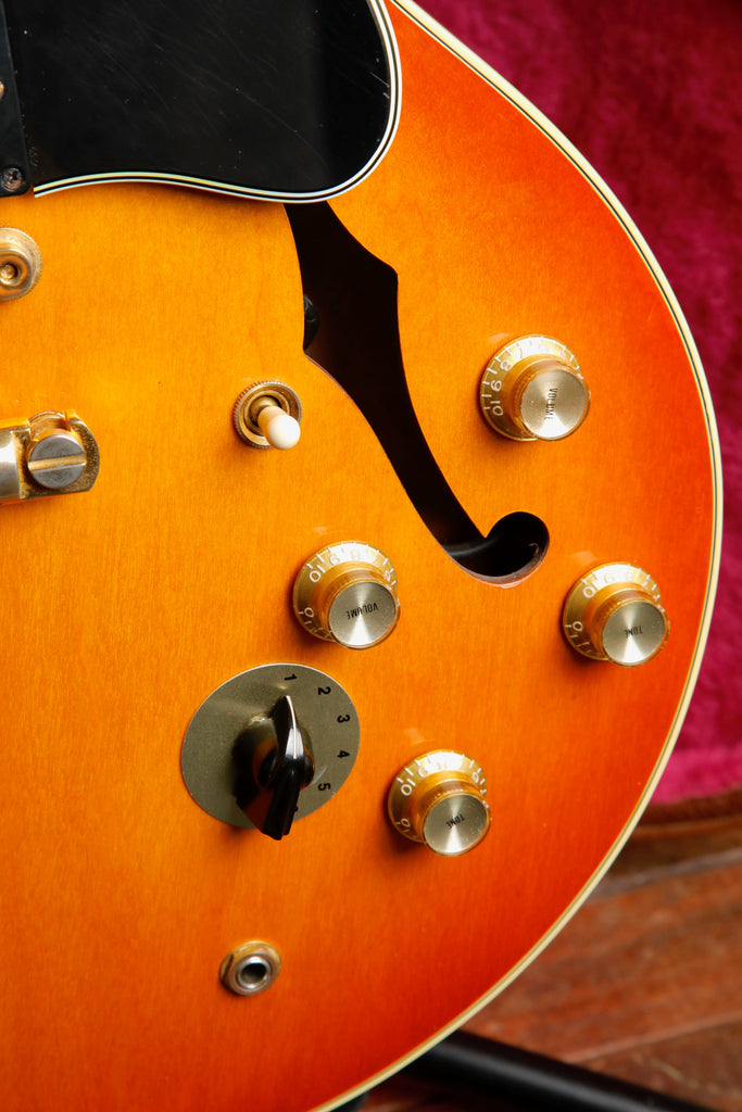 Gibson Custom ES-345 Iced Tea Burst Semi-Hollow Electric Guitar 2008 Pre-Owned