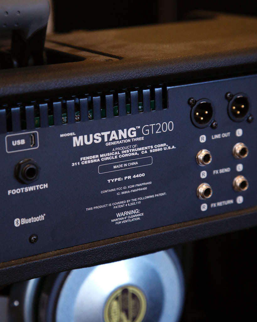 Fender Mustang GT 200 2x12" 200-Watt Combo Guitar Amplifier Pre-Owned