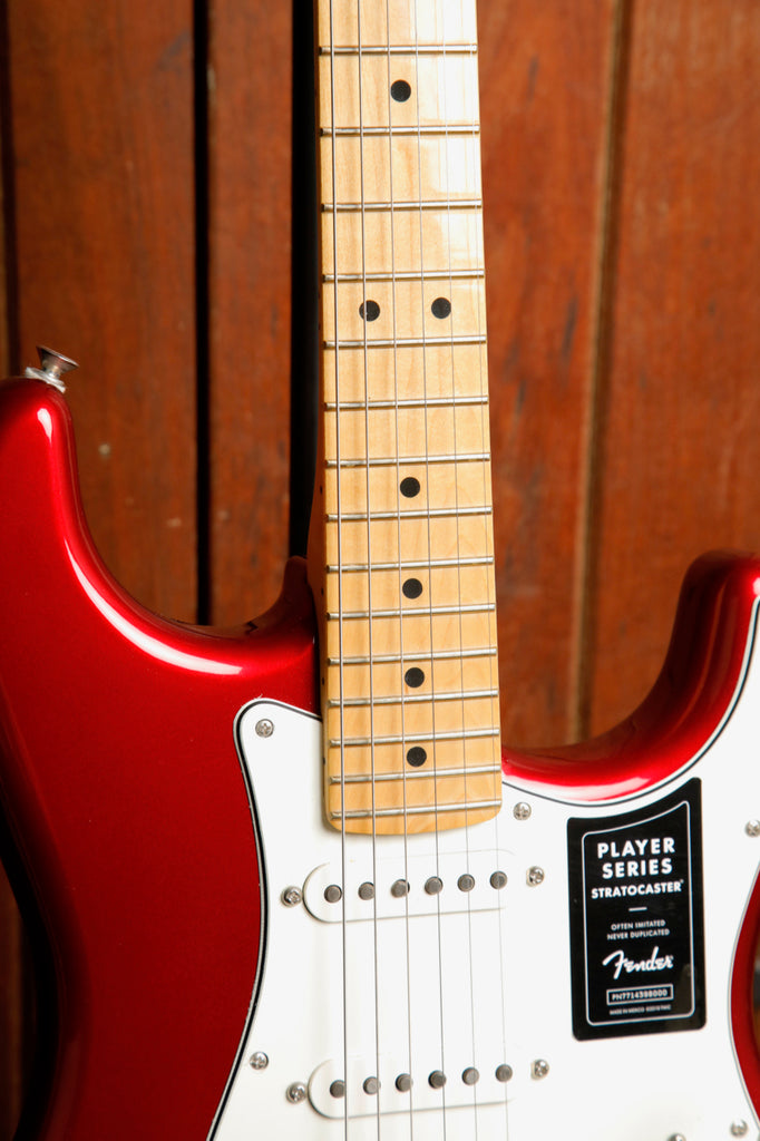 Fender Player Series Stratocaster Candy Apple Red Electric Guitar Pre-Owned