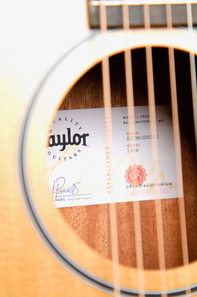 Taylor 14ce Grand Auditorium Acoustic-Electric Guitar