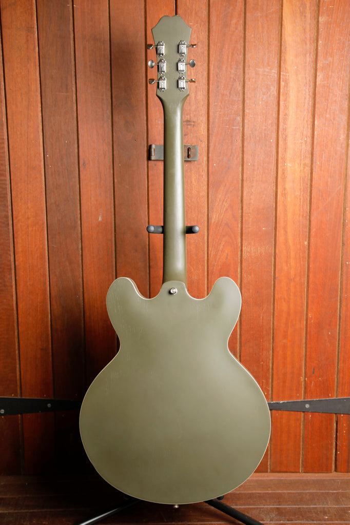 Epiphone Casino Worn Olive Drab Hollowbody Electric Guitar Pre-Owned