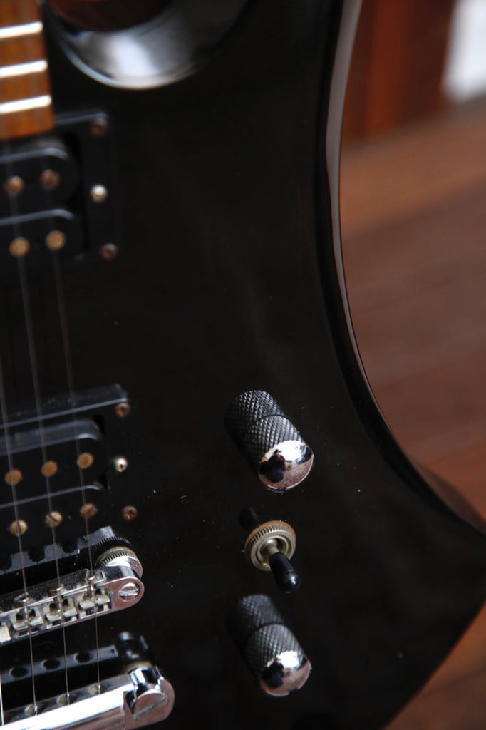 B.C. Rich Mockingbird Solidbody Electric Guitar Black Sparkle Pre-Owned