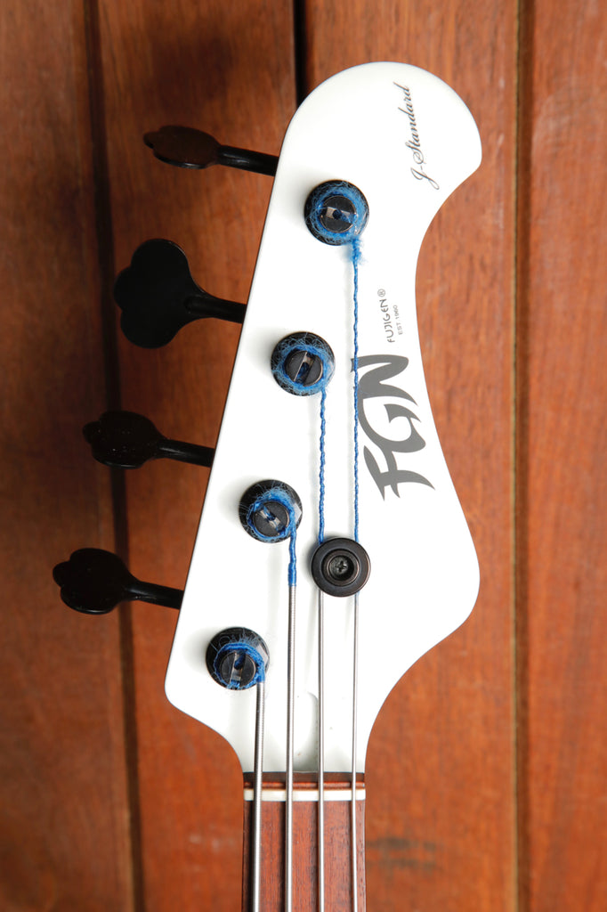 Fujigen FGN JMJ-ASH-DE-M White Bass Guitar 2019 Pre-Owned