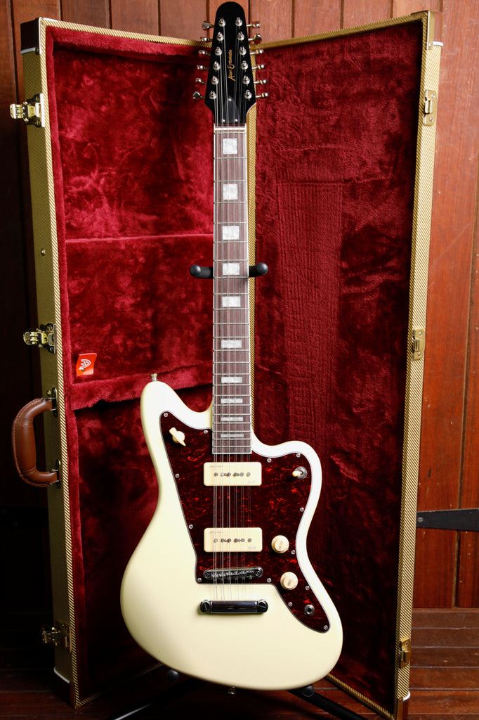 Alan Entwistle RJT-60/12 12-String Vintage White Electric Guitar w/Case Pre-Owned
