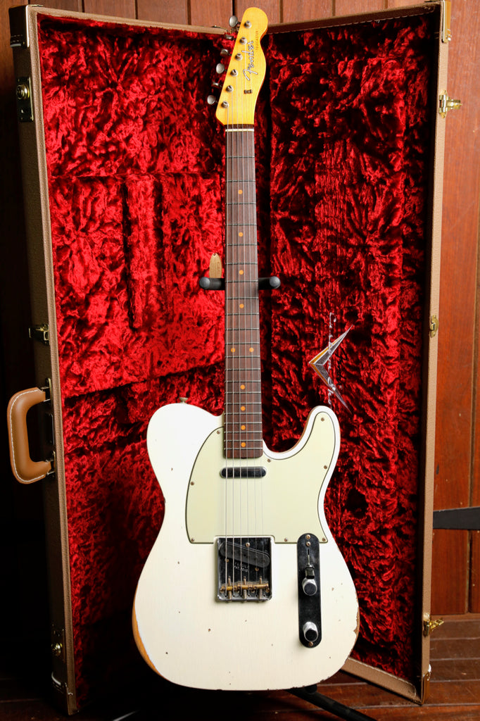 Fender Custom Shop LTD '61 Telecaster Aged Olympic White Relic Electric Guitar Pre-Owned