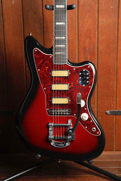 Fender Gold Foil Jazzmaster Candy Apple Burst Electric Guitar Pre-Owned