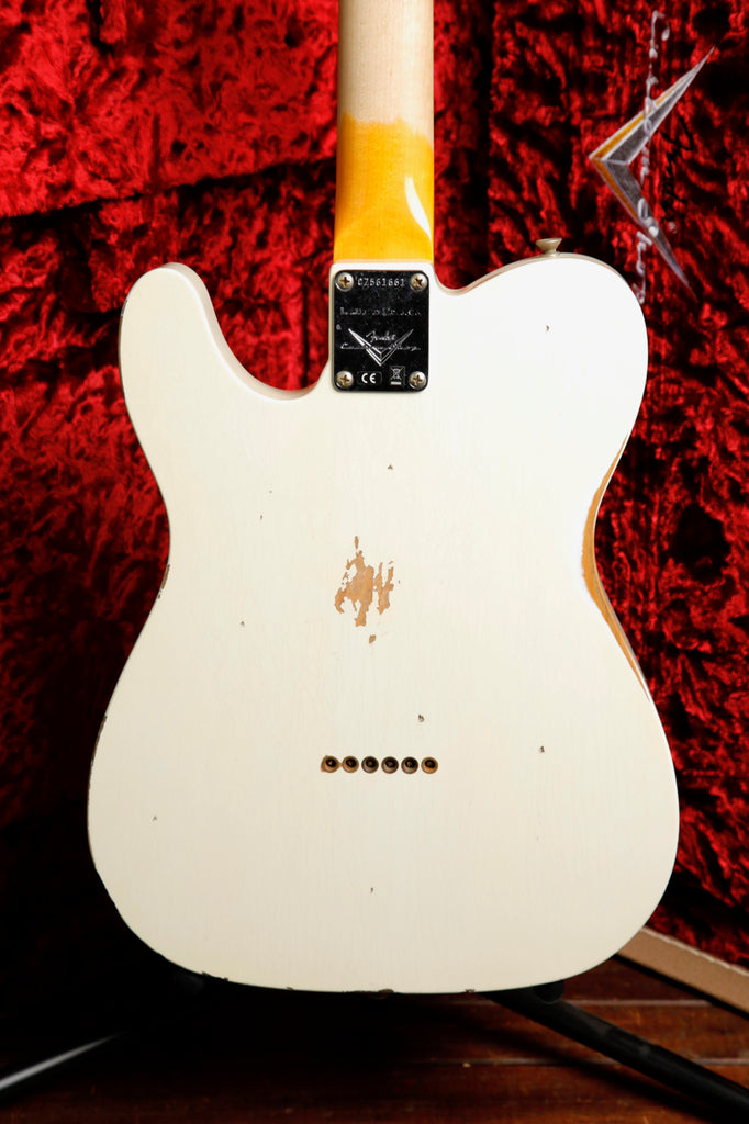 Fender Custom Shop LTD '61 Telecaster Aged Olympic White Relic Electric Guitar Pre-Owned