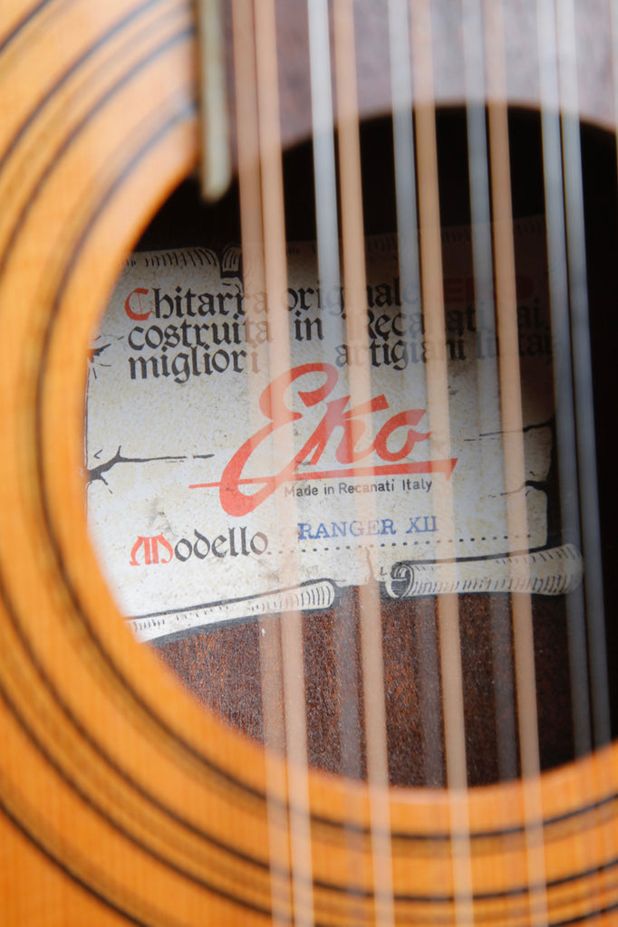 EKO Ranger XII Vintage Dreadnought 12-string Acoustic Guitar Pre-Owned