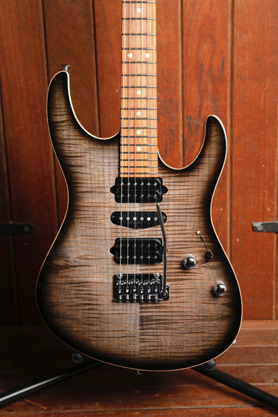 Suhr Modern Plus Trans Charcoal Burst Electric Guitar