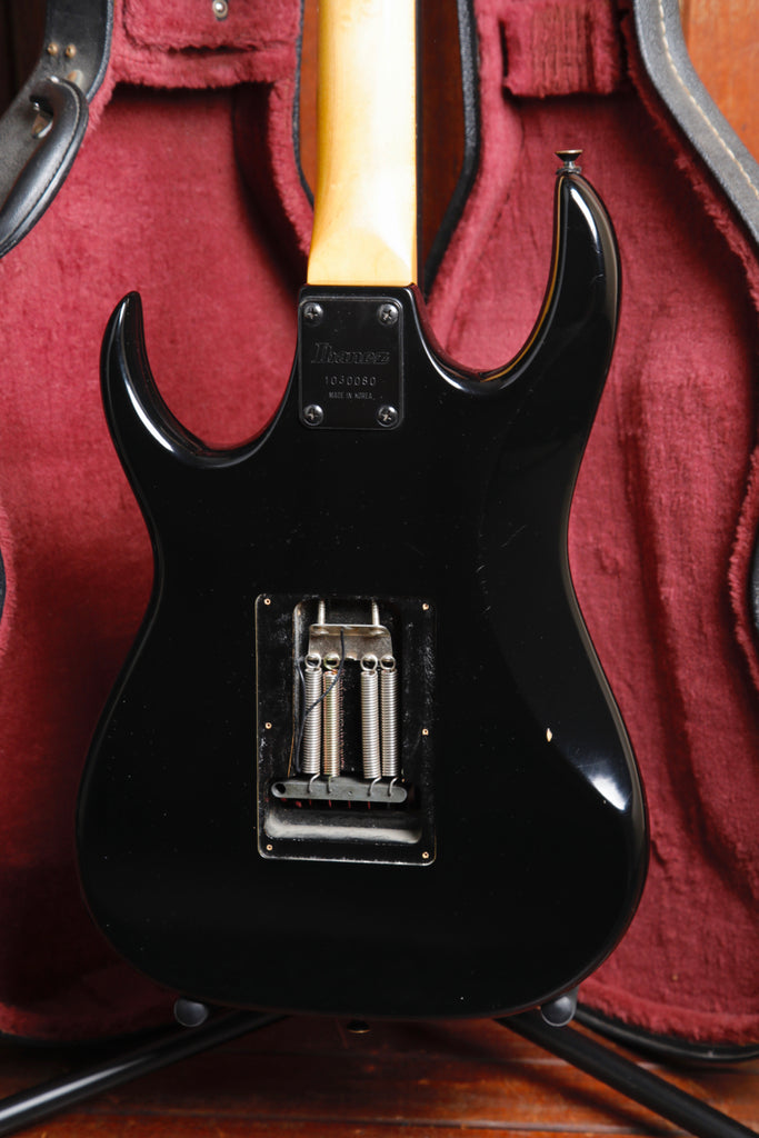 Ibanez EX350 Black Electric Guitar Made in Korea 1990 Pre-Owned