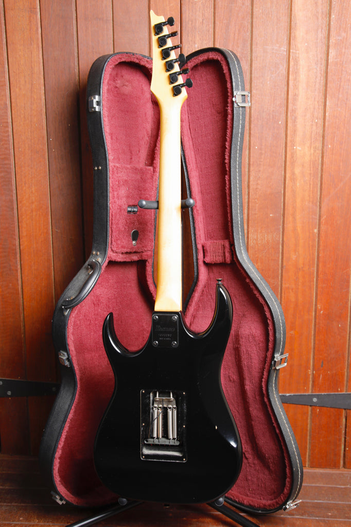 Ibanez EX350 Black Electric Guitar Made in Korea 1990 Pre-Owned