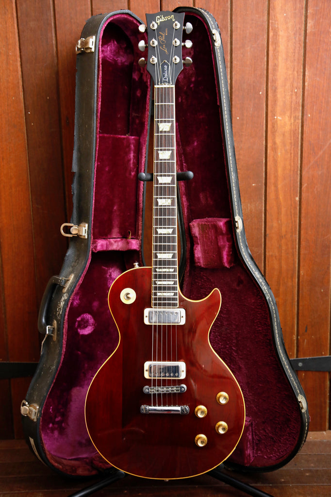 Gibson Les Paul Deluxe 1976 Wine Red Vintage Electric Guitar Pre-Owned