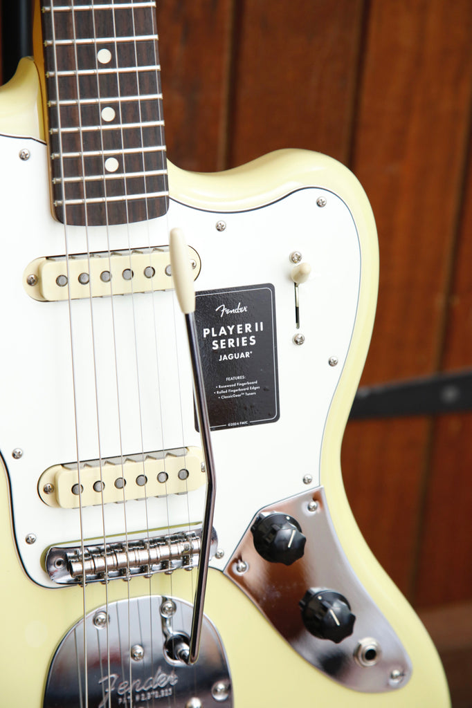 Fender Player II Jaguar Hialeah Yellow Electric Guitar