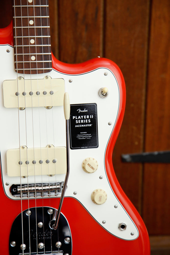 Fender Player II Jazzmaster Coral Red Electric Guitar