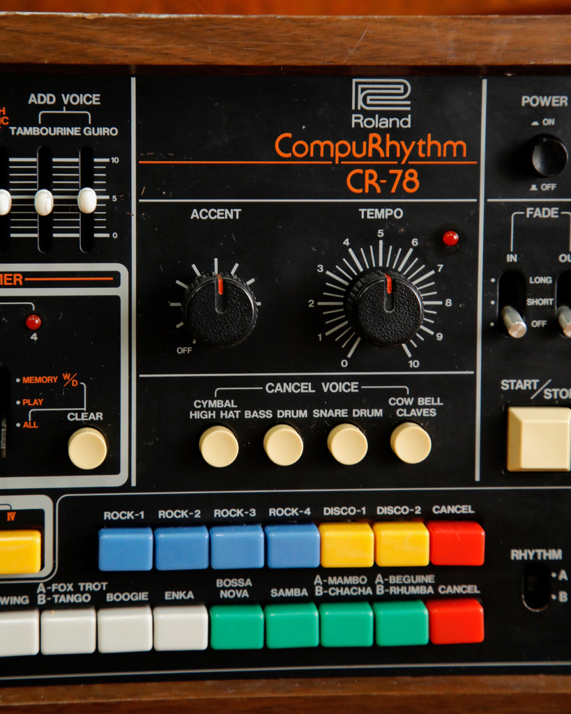 Roland CR-78 CompuRhythm Drum Machine 1980 Pre-Owned