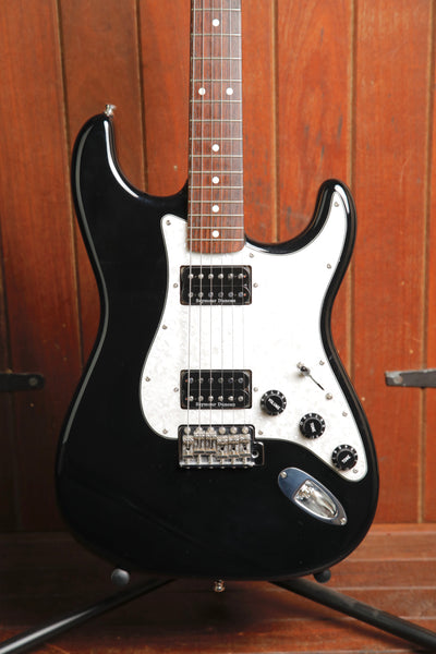 Fender Made in Japan Traditional '60s Stratocaster Black Modified HH Electric Guitar Pre-Owned