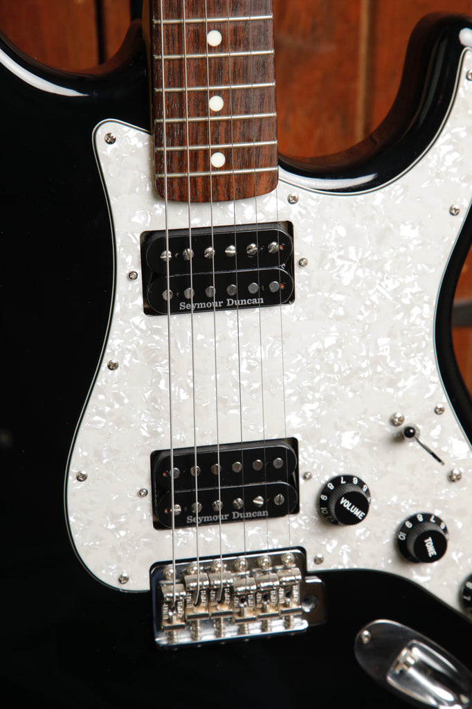 Fender Made in Japan Traditional '60s Stratocaster Black Modified HH Electric Guitar Pre-Owned