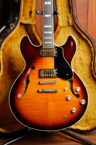 Yamaha SA-2200 Semi-Hollow Brown Sunburst Electric Guitar Pre-Owned