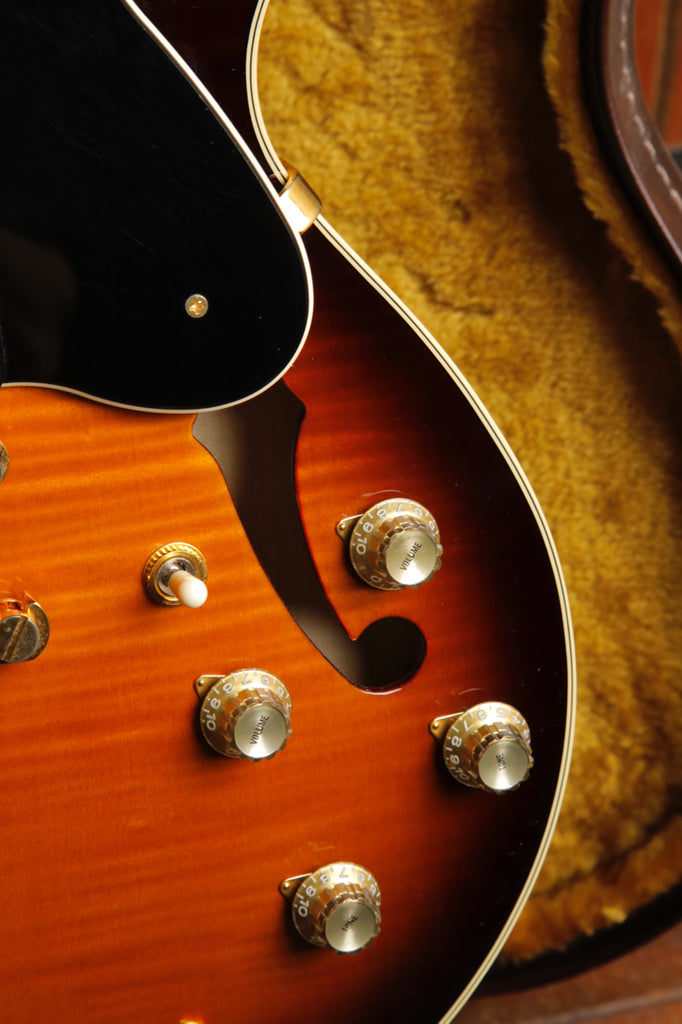 Yamaha SA-2200 Semi-Hollow Brown Sunburst Electric Guitar Pre-Owned