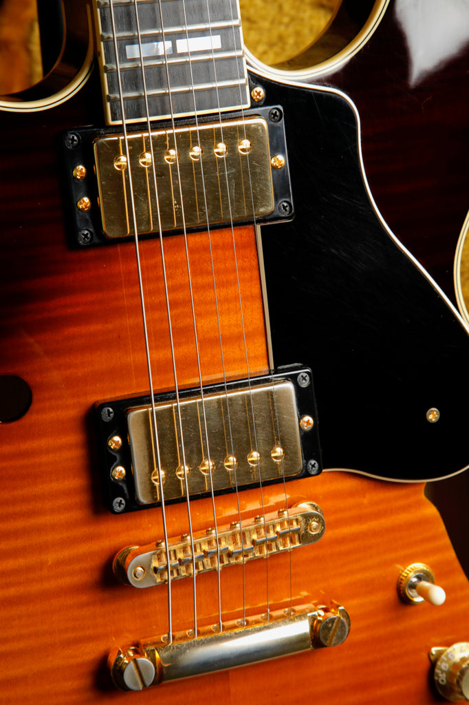 Yamaha SA-2200 Semi-Hollow Brown Sunburst Electric Guitar Pre-Owned