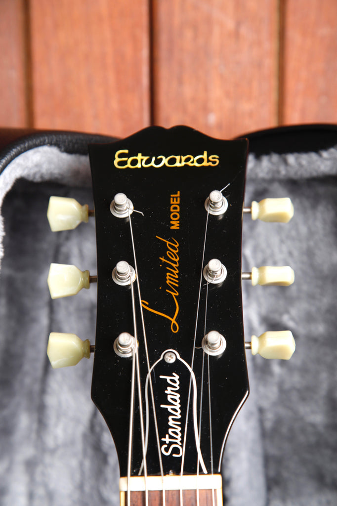 Edwards "Limited Model" LP Standard Style Tobacco Sunburst Electric Guitar 2008 Pre-Owned