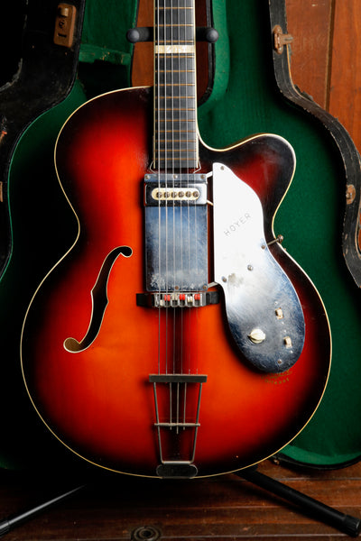 Arnold Hoyer Expo Archtop Sunburst Electric Guitar Circa 1950s Pre-Owned