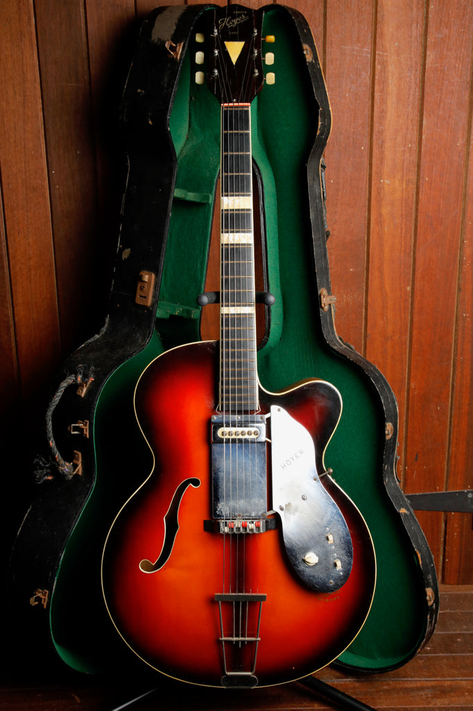 Arnold Hoyer Expo Archtop Sunburst Electric Guitar Circa 1950s Pre-Owned