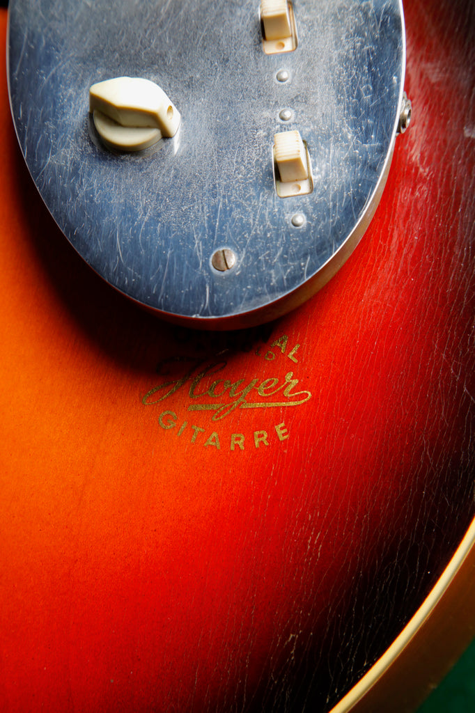 Arnold Hoyer Expo Archtop Sunburst Electric Guitar Circa 1950s Pre-Owned