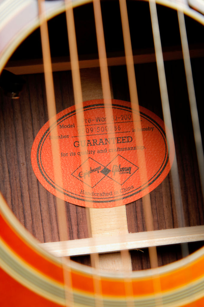 Epiphone Pre War SJ-200 Rosewood Vintage Sunburst Acoustic-Electric Guitar