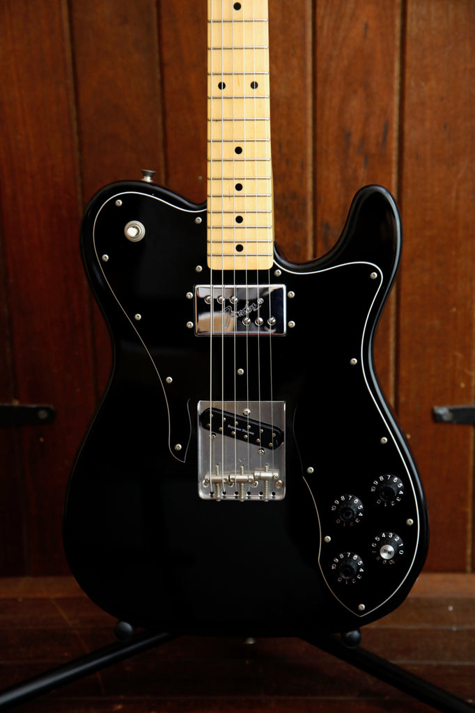 Fender Japan TC-72 '72 Reissue Telecaster Custom Black Electric Guitar Pre-Owned