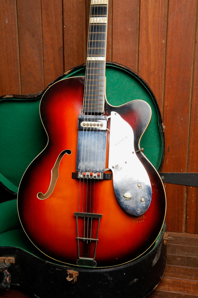 Arnold Hoyer Expo Archtop Sunburst Electric Guitar Circa 1950s Pre-Owned