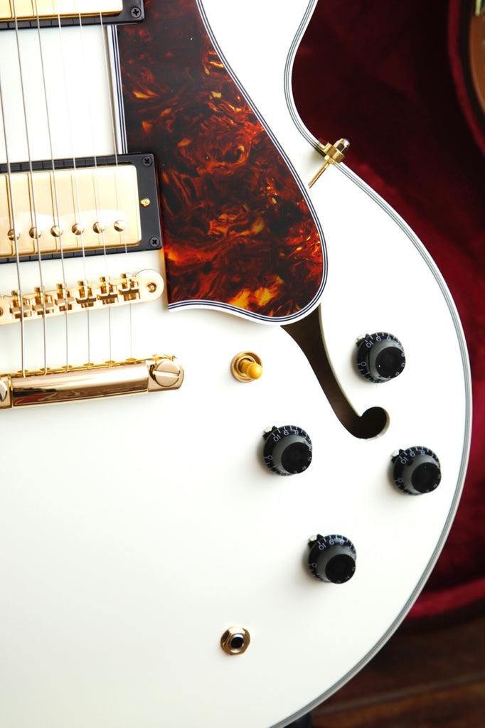 Epiphone Inspired By Gibson 1959 ES-355 Classic White Semi-Hollow Electric Guitar