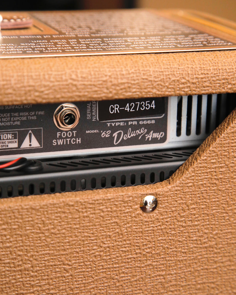 Fender '62 Deluxe Amp 20-Watt 1x12" Valve Guitar Amplifier Combo