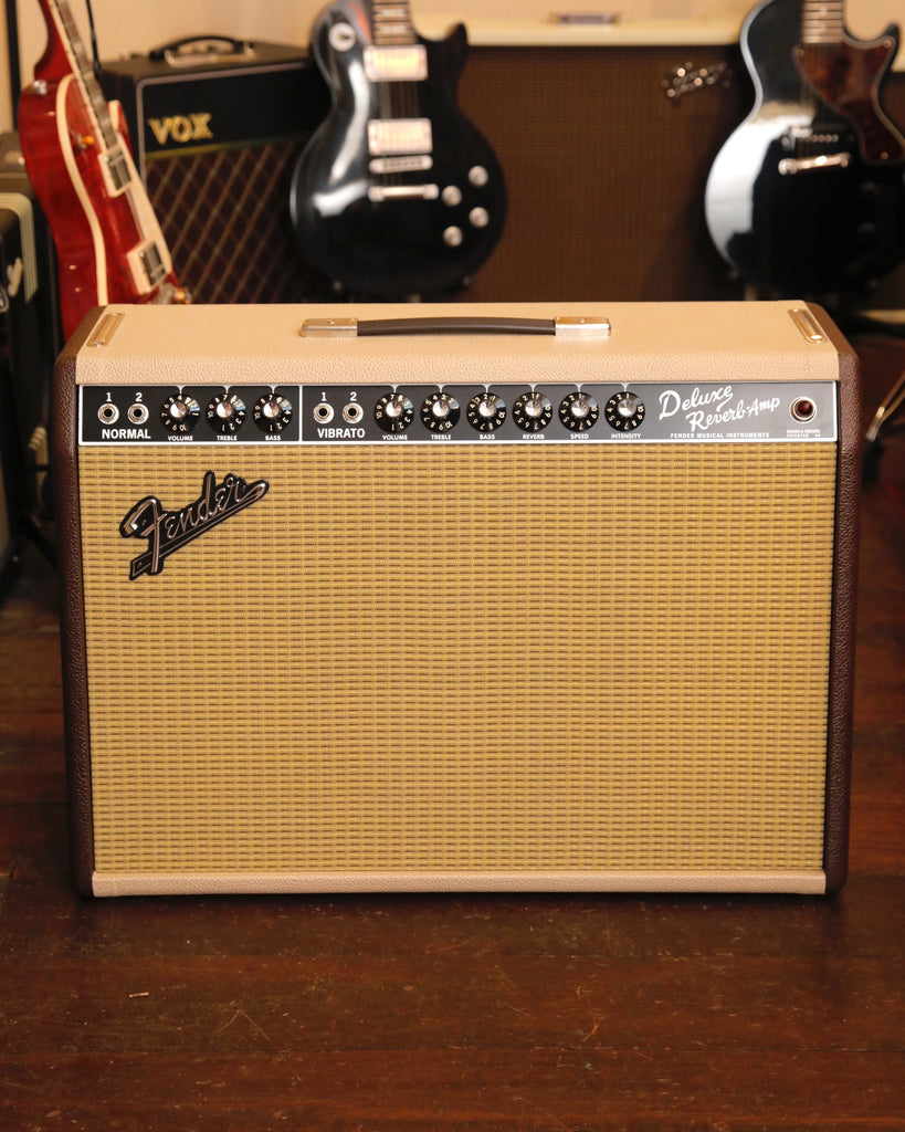 Fender '65 Deluxe Reverb FSR Limited Edition Vanilla Cocoa 1x12" Valve Combo Amplifier