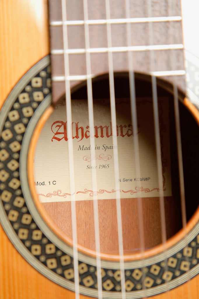 Alhambra Model 1C Classical Nylon String Guitar Made In Spain Pre-Owned