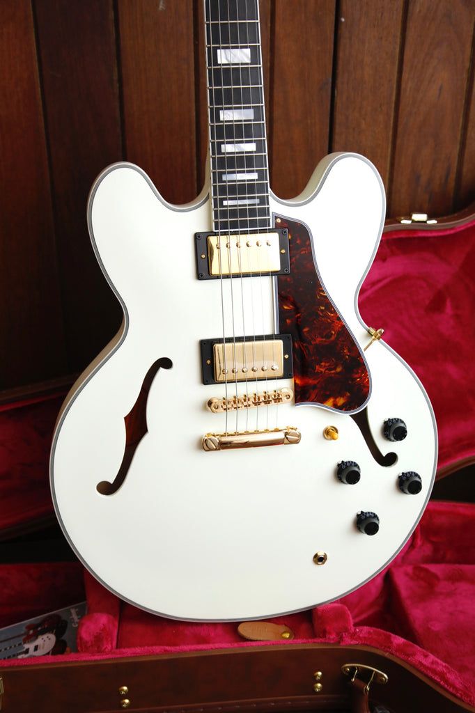 Epiphone Inspired By Gibson 1959 ES-355 Classic White Semi-Hollow Electric Guitar