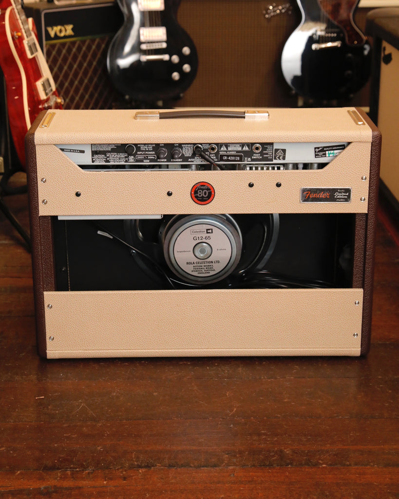 Fender '65 Deluxe Reverb FSR Limited Edition Vanilla Cocoa 1x12" Valve Combo Amplifier