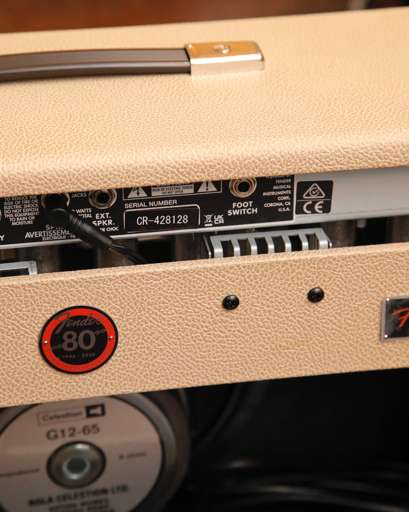 Fender '65 Deluxe Reverb FSR Limited Edition Vanilla Cocoa 1x12" Valve Combo Amplifier