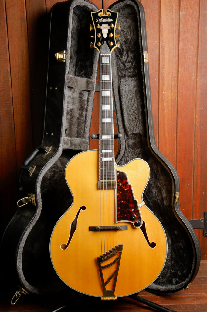 D'Angelico Excel EXL-1 Amber Hollowbody Electric Guitar Pre-Owned