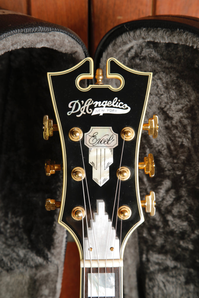 D'Angelico Excel EXL-1 Amber Hollowbody Electric Guitar Pre-Owned
