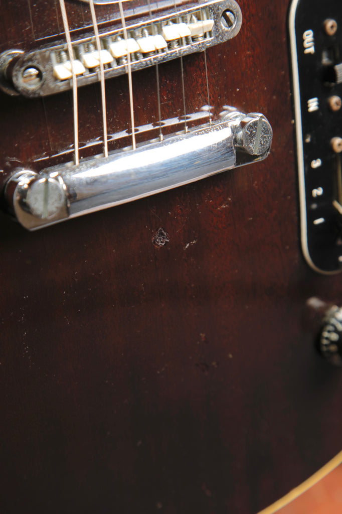 Greco PE-520 Walnut Vintage Electric Guitar Made In Japan Pre-Owned