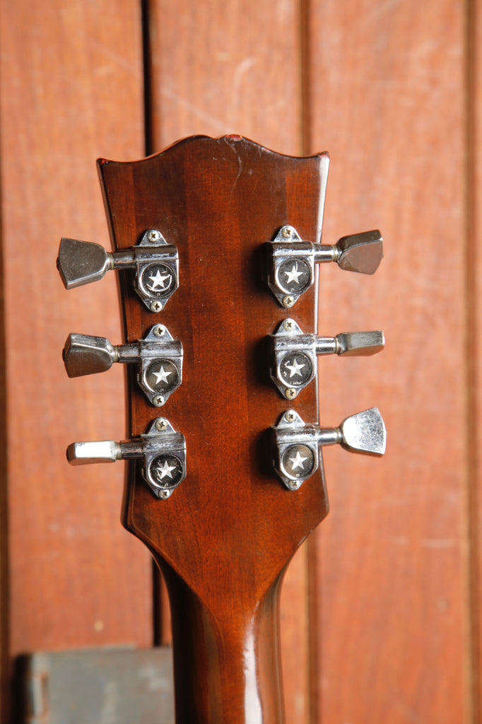 Greco PE-520 Walnut Vintage Electric Guitar Made In Japan Pre-Owned