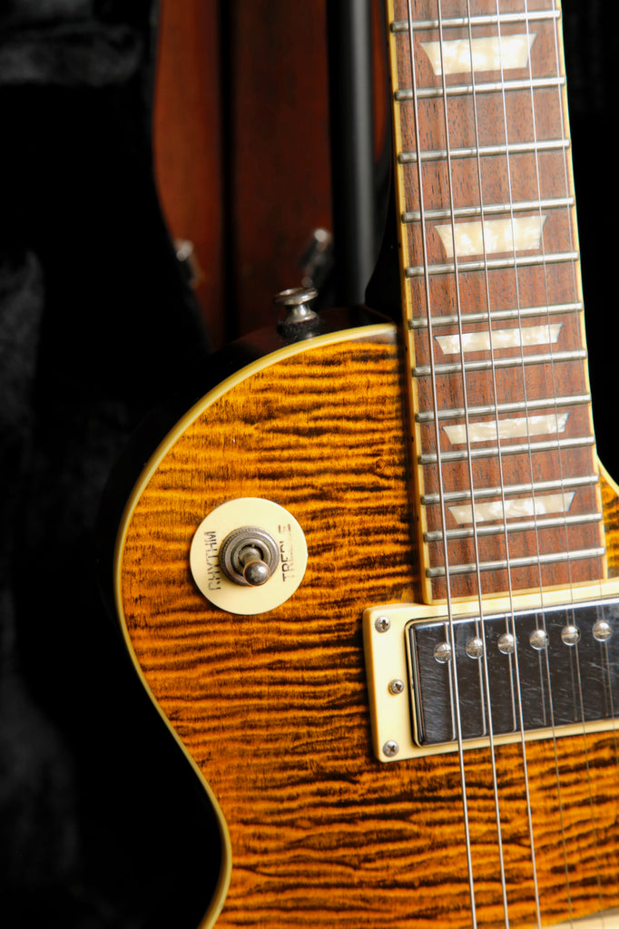 Epiphone Joe Perry Boneyard Les Paul Antique Tiger Electric Guitar 2004 MIK Pre-Owned