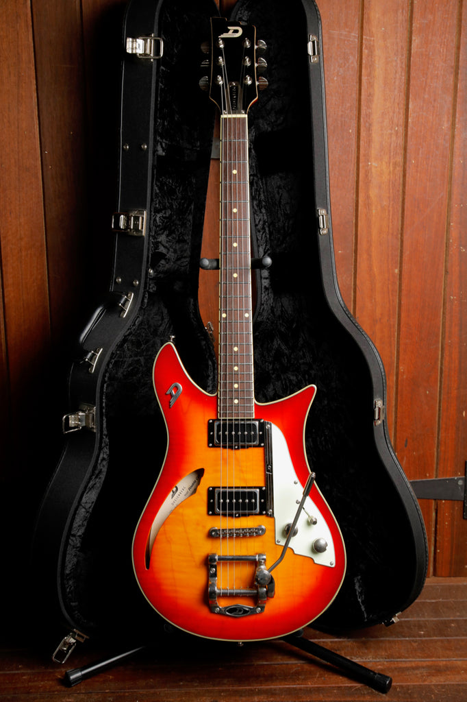 Duesenberg Double Cat Semi-Hollow Fire Burst Electric Guitar Pre-Owned