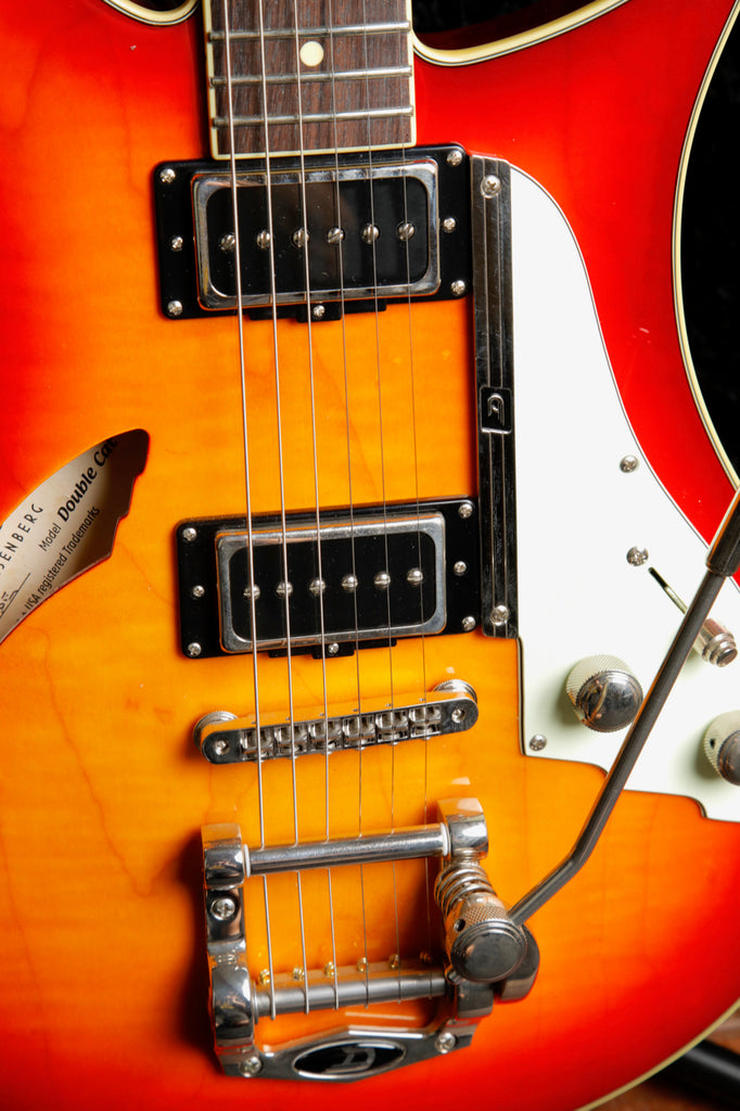 Duesenberg Double Cat Semi-Hollow Fire Burst Electric Guitar Pre-Owned